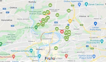 Evidence autovraků – mapový portál