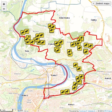 Bezpečná osmička (mapa krizového řízení)