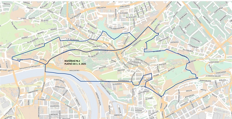 Rozšíření zón placeného stání v oblasti Bulovky (P8.2), Praha 8