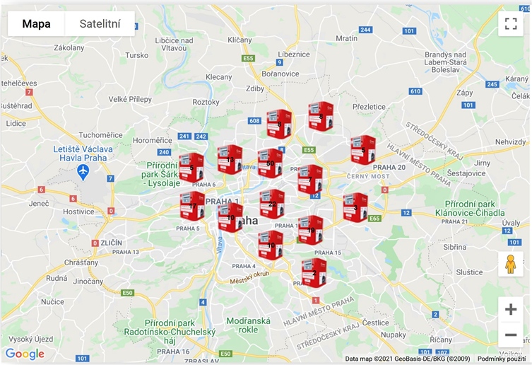 Červené kontejnery – Asekol