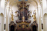 The castle chapel of the Holy Trinity and Saint Wenceslaus The castle chapel of the Holy Trinity and Saint Wenceslaus